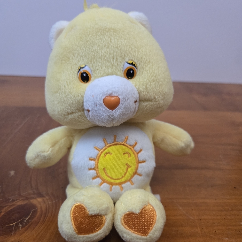 Care Bears Sunny Yellow Funshins Plush Bear with Sun Tummy - Small